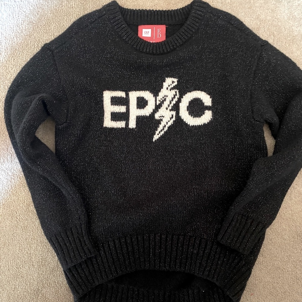 GAP Ellen DeGeneres EPIC ⚡️ Black Sweater S (6/7)